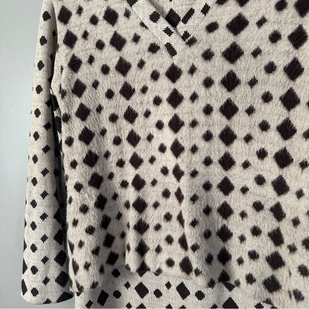 Vintage Jeremy by Alan Phillips Patterned Dress and sweater - Picture 2 of 15